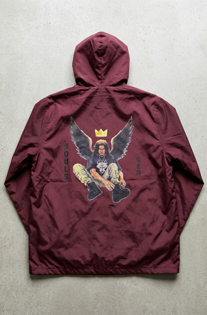 Long Sleeve Maroon “2nd Prince” Fools Den Jacket